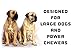 Mary & Kate Pets Classic Tug Toy Rope for Aggressive CHEWERS - Extra Durable - Sturdy Cotton - Large Breed - Heavy Duty - Tug of War Handle