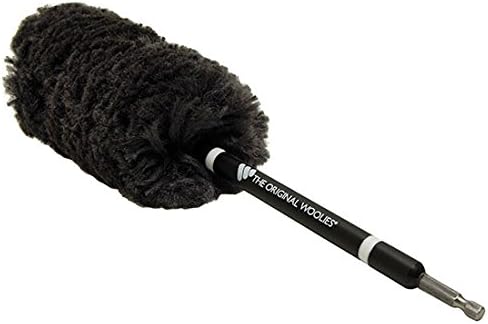 power woolie 12" Inch pw12x - Synthetic Wool Microfiber Wheel Brush with Drill Adapter