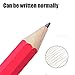 BUSHIBU Wooden Jumbo Pencils for Prop/Gifts/Decor - 14 Inch Funny Big Novelty Pencil with Cap(Red) for Schools and Homes