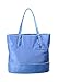 Isaac Mizrahi Womens Fashion Designer Handbags Daphne Nylon Leather Tote Shoulder Bag Navy Blue