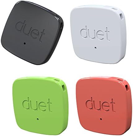 PROTAG Duet Bluetooth Tracker - Retail Packaging - Black/White/Green/Red