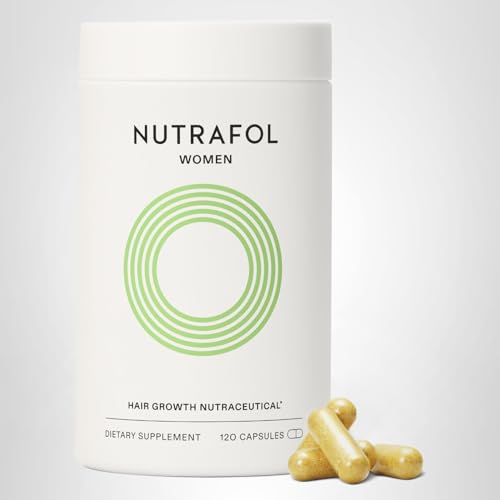 Nutrafol Women's Hair Growth Supplements, Ages 18-44, Clinically Tested for Visibly Thicker and Stronger Hair, Dermatologist Recommended - 1 Month Supply