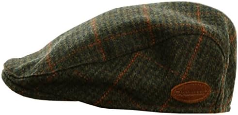 Flat Cap for Men, Irish Tweed, Traditional Style, Made in Ireland, Large
