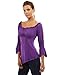 PattyBoutik Women's 3/4 Sleeve High-Low Hem Top