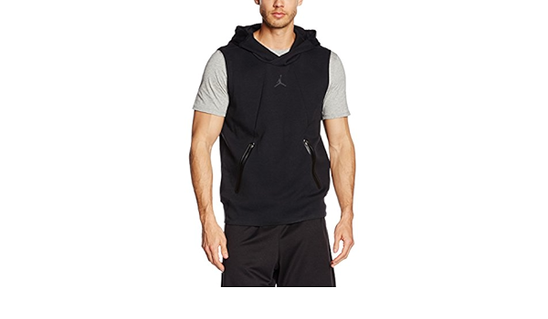 jordan ultimate flight fleece sleeveless hoodie