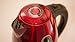 OVENTE Electric Kettle, 1.7L Stainless Steel Water Heater and Boiler for Coffee or Tea with BPA Free & Cordless Body, Auto Shut-Off, Boil-Dry Protection, LED Light and Removable Filter, Red KS96R