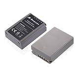 Powerextra 2 Pack High Capacity Battery for Olympus BLN-1, BCN-1 and Olympus OM-D E-M1, Olympus Pen F, OM-D E-M5, Pen E-P5, OM-D E-M5 Mark II