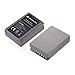Powerextra 2 Pack High Capacity Battery for Olympus BLN-1, BCN-1 and Olympus OM-D E-M1, Olympus Pen F, OM-D E-M5, Pen E-P5, OM-D E-M5 Mark II