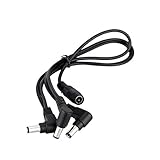 Andoer Caline 3 Ways Daisy Chain Multi-interface Connecting 1 to 3 Cable Cord Copper Wire for Guitar Effects Power Supply Adapter