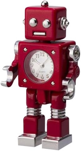 Amazon キーストーン ミニチュアクロックロボット Miclrb レッド 6384as 置き時計 掛け時計 オンライン通販