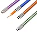Shappy Aluminum Pencil Lengthener Extender Holder, Assorted Colors, 6 Pieces