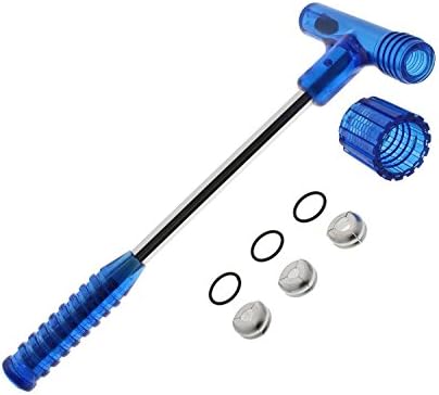 Impact Bullet Puller Tool with 3 Expandable Collets – Bullet Remover Hammer Kit for .17 to 50 Caliber Guns (Bullet Puller)