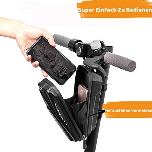 Vihir E Scooter Sac de guidon étanche pour trottinette électrique Eva avec capacité de 2L/3L Idéal pour scooter/scooter/E-Balance Accessoire pour Xiaomi M365 pro Segway Ninebot