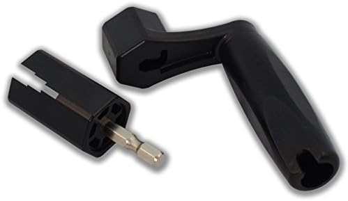 Duramake Heavy Duty Universal Instrument String Winder with Removable Bit for Drill