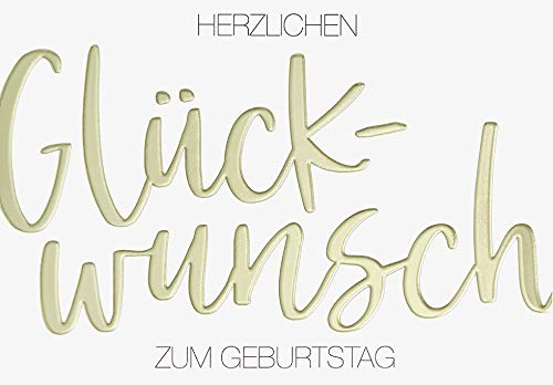 Lifestyle Birthday Card, White Text Card, 11.6 x 16.6 cm