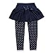 eTree Little Girls 100% Cotton Dots Lace Hem Skirts Culottes Leggings Pants