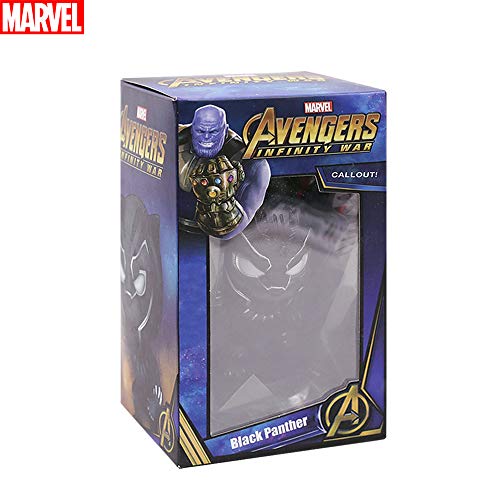 TinPlanet Marvel Avengers Endgame Iron Man Action Figure Collectible, Car Decoration Bobble Head Doll, 4 Inches
