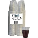 Etrin 7 Ounce Disposable Plastic Cups - Pack Of 400 Cups (400)