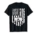 American Flag Wrestling T-Shirt Distressed Wrestle Gift Tee