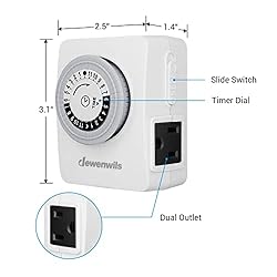 DEWENWILS 24-Hour Indoor Mechanical Outlet