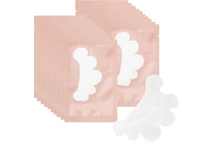 Mekupeu 100 Pairs Eye Under Gel Pads Eyelash Extensions Patches,Lash Extension Lint Free Under Hydrogel Eye Mask Pads Beauty Tools (Pink)
