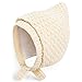 Happy Tree Baby Pixie Hat Toddler Bonnet Warm Knit Infant Winter Hat Cotton Lined Beanie Cap, Beige