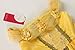JerrisApparel Princess Belle Costume Deluxe Party Fancy Dress Up for Girls (5 Years, Yellow One)