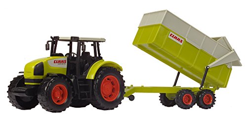 Dickie Toys 203739000 Toys CLAAS Ares Set, großer Traktor mit Anhänger und Kippmechanismus, 57 cm lang, für Kinder ab 3 Jahren – Bild 4