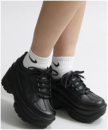 Amazon ウィゴー レディース 厚底スニーカー ブラック L Wego ウィゴー ファッションサンダル
