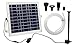 Ntsevsun Solar Fountain Pump, 7.2W Solar Water Fountain Pump for Birdbath, Waterfall, Pond, Lawn and Garden Decoration, with 6.6 FT Extension Hose, Without Battery