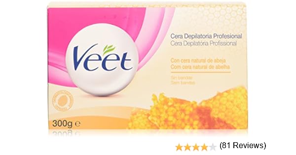 Veet Tarro Cera Depilatoria Tibia de Resultados Profesional sin ...