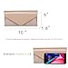 Patent Leather Clutch Classic Purse, WALLYN'S Evening Bag Handbag With Flannelette