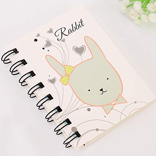 1KTon 108.5cm Zoo Spiral Notebook Lined Notepad Daily Weekly Planner Notebook for School Girls Diary Book