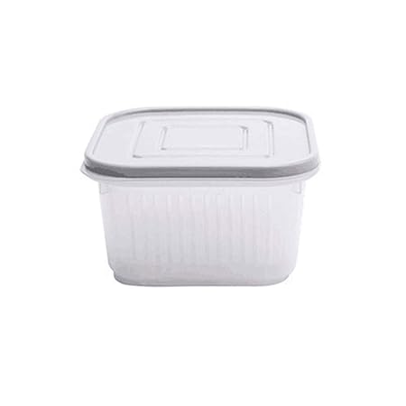 Pstars - Colador de cocina 2 en 1, cuadrado, drenaje, caja sellada ...