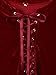 Clothink Women Velvet Plunge Front Lattice Detail Plain Bodycon Dress