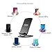 Wireless Charger, ELEPHAS Movable Qi Coil Wireless Charging Stand for Samsung Galaxy Google LG Nexus 4 5 Nokia Lumia 920 950 HTC Blackberry Motorola and Other Qi-enabled Devices- Black