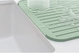 Brabantia Sinkside Silicone Dish Drying Mat Jade Green 33 x 44 cm view 3