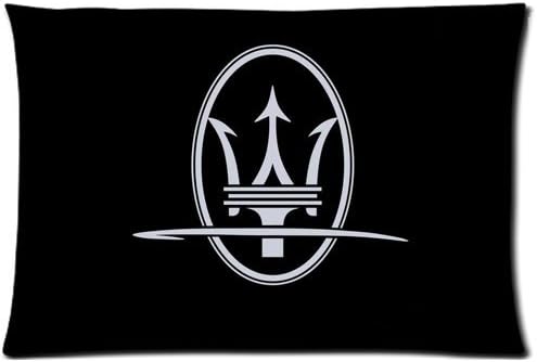 Maserati logo Zippered Pillow Cases 20x30 (Twin sides)