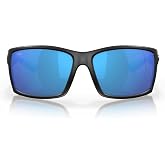 Costa Del Mar Sunglasses For Men-Reefton Mens Polarized Sunglasses 580G 64 | Polarized Fishing Glasses with UV Protection - Costa Sunglasses for Boating, Beach &amp; Driving - 580G, 64