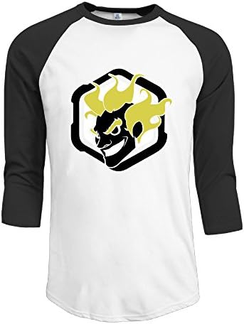 Men's Overwatch Junkrat Spray Vector Pattern 3 Quarter Sleeve