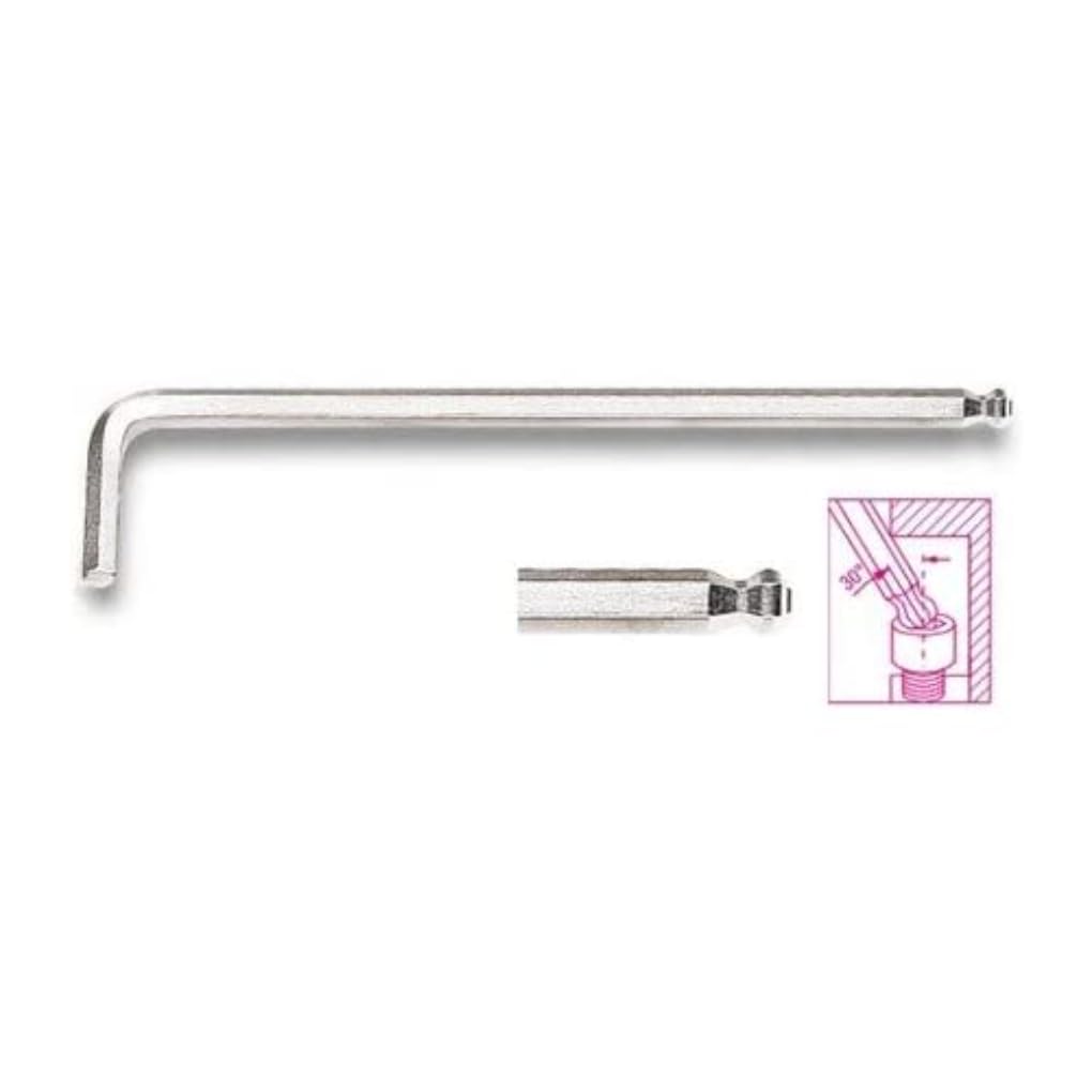 96 lbp10-chave Macho Hex abaulada Longa