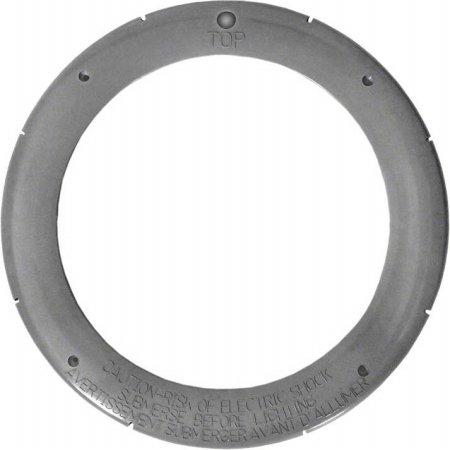 Pentair 79212165 Gray Large Plastic Snap-on Face Ring Replacement Pool and Spa Light