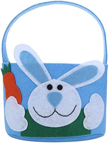 Iusun Easter Rabbit Candy Bag Creative Present Home Accessory Organizer Pouch Xmas Cartoon for Chocolates Candies Biscuits Home Decor Supplies Gift