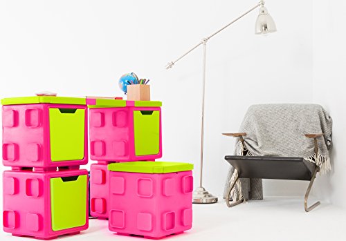 image for Chillafish BOX and BOXTOP Bundle: Connectable Toy Storage and Play Sys