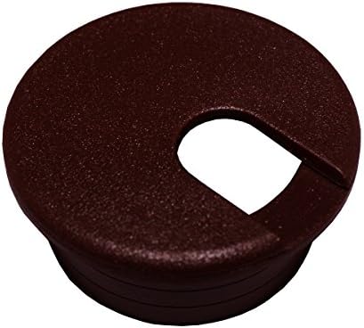 5 Desk Cord Cable Wire Grommet Brown 1-1/2" #1037