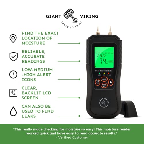 Moisture Meter for Wood Pin Type Digital Dampness Moisture Sensor