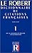 Dictionnaire Des Citation Francaises T (Les Usuels du Robert) (French Edition) by 