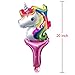 Elesa Miracle 24pcs Unicorn Inflatable Stick Value Set Unicorn Party Decoration Unicorn Balloon