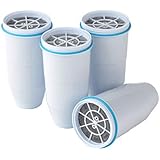 ZeroWater Replacement Filters 4-Pack BPA-Free Replacement Water Filters for ZeroWater Pitchers and Dispensers NSF Certified to Reduce Lead and Other Heavy Metals