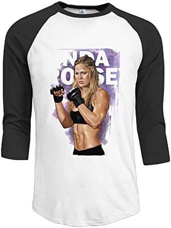 T Shirt Jersey Men's Ronda Rousey New Style Black Vintage Jerseys